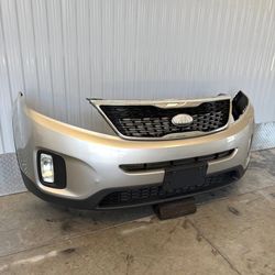  Kia Sorento Front Bumper 2014 2015 OEM Brown #2