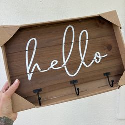 Decorative Sign / Key holder 