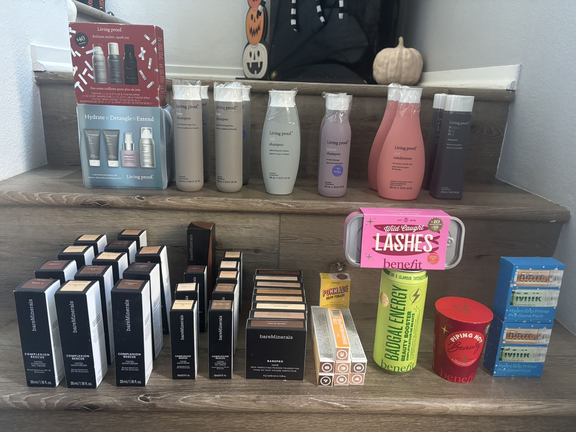 Beauty Lot (1): Living Proof, Benefit, Bare Minerals & Milk