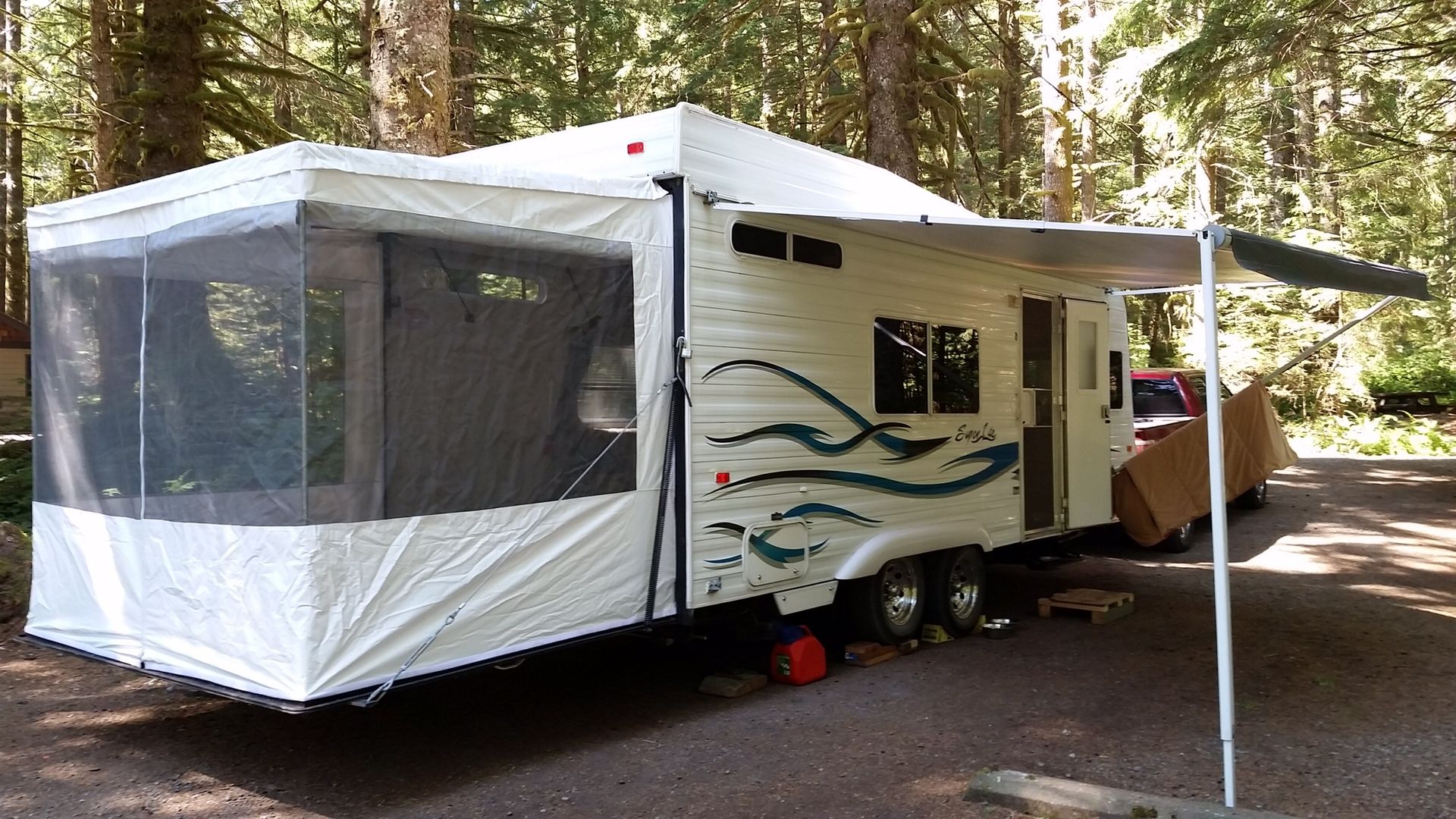 Toy Hauler Ramp Room Screen Tent - Home Alqu