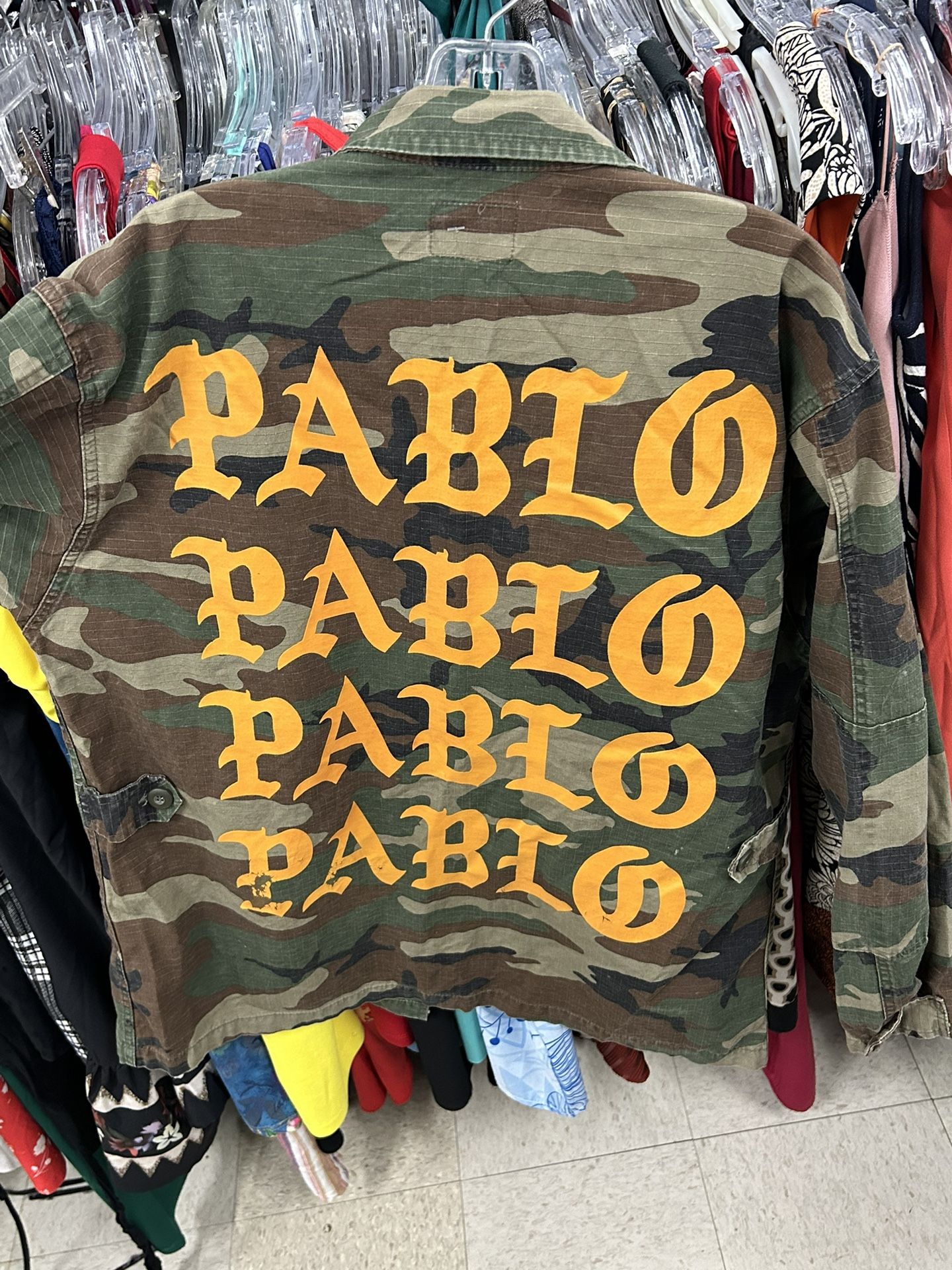 Kanye West Life Of Pablo Army Jacket Size M L for Sale in Los Angeles CA OfferUp