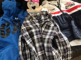 Children’s hoodies, toys