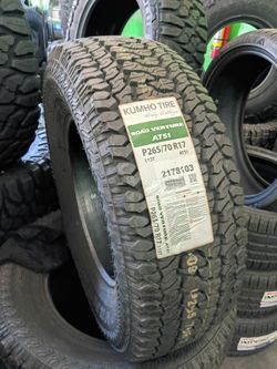 SET DE LLANTAS NUEVAS KUMHO AT 265 70 17