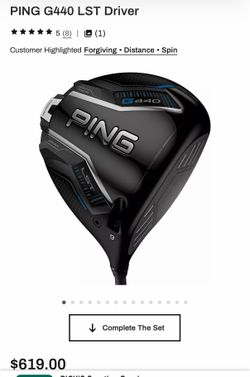 Ping G 440  LST driver 10.5 deg