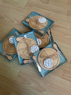 Cheese wood party set