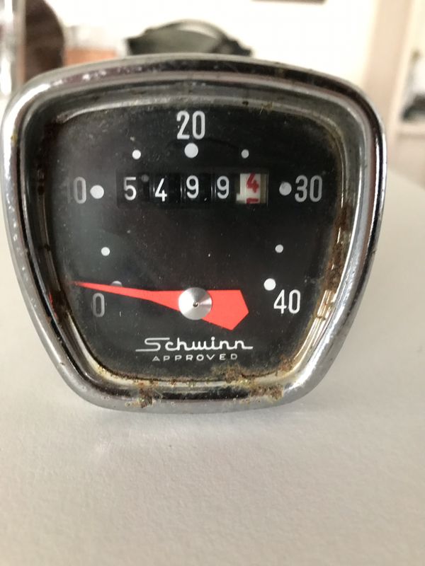 vintage schwinn speedometer