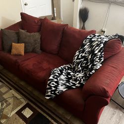 Sofa / Couch (Burgundy)