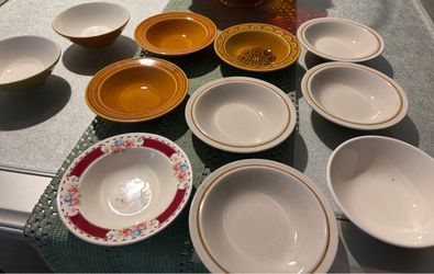 Mixed Ceramic Bowl Collection – Set of 11
