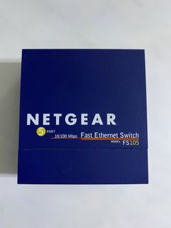netgear prosafe 5 port 10/100 switch fs105 v2