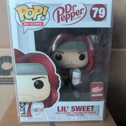 Lil' Sweet - Ad Icons - Dr. Pepper Exclusive Vaulted Funko Pop 79 With Protector