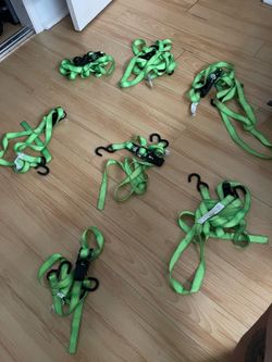 7 - cargoloc ratchet roof straps rated for 500lbs