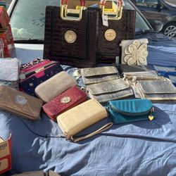 Wallets 6.00 Each  Purses 15.00 New