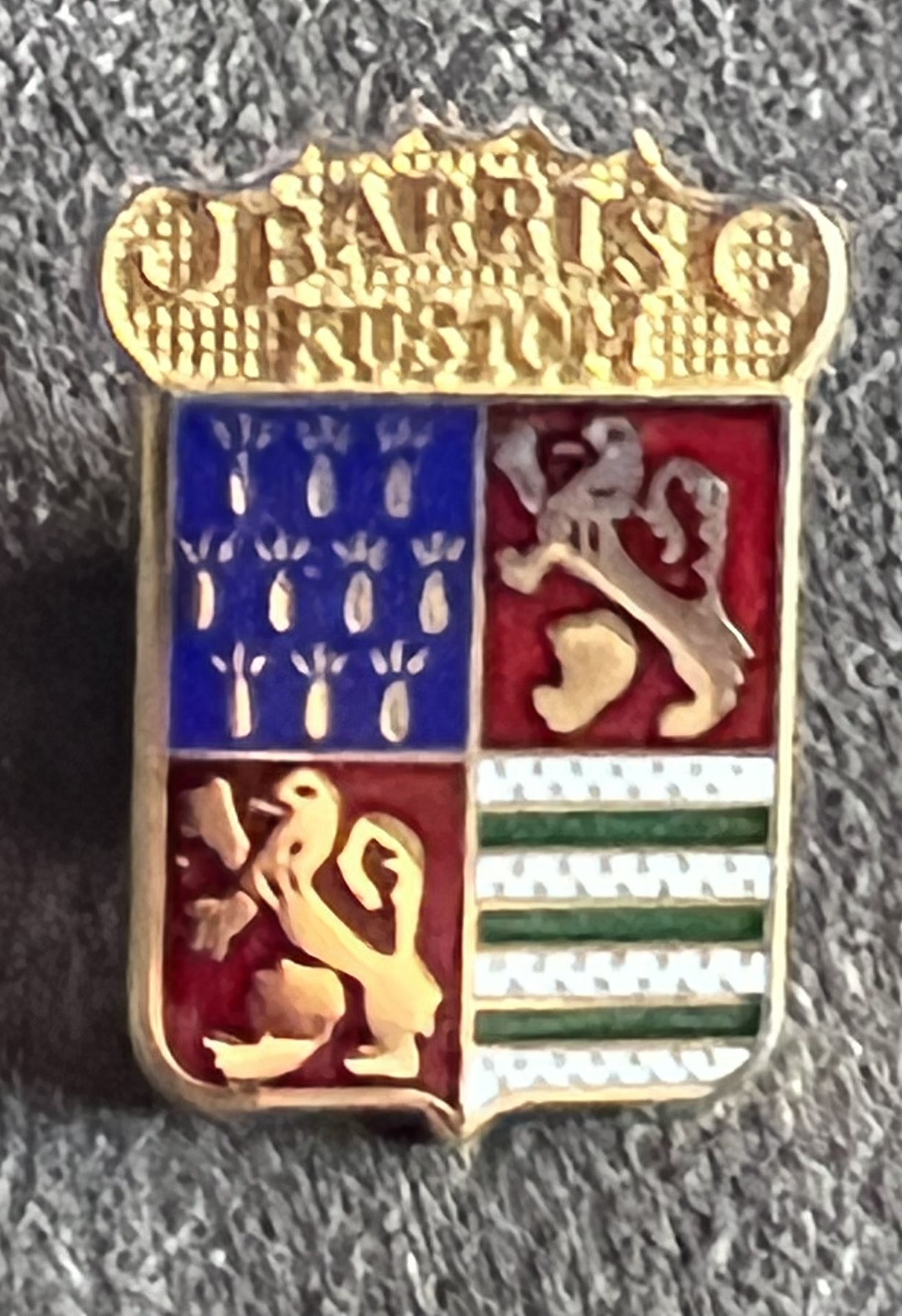GEORGE BARRIS - BARRIS KUSTOM CUSTOM CAR SHOP LAPEL/HAT PIN