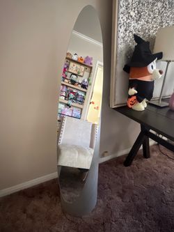 Vintage Lipstick Floor Mirror 58 inches