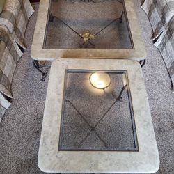 Marble Coffee Table And Side Table Set