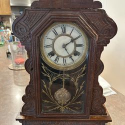 Waterbury Co Eight Day Spring Strike Clock