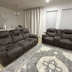 3 Seat Recliner Sofa And A Love Seat For An Excellent Price!