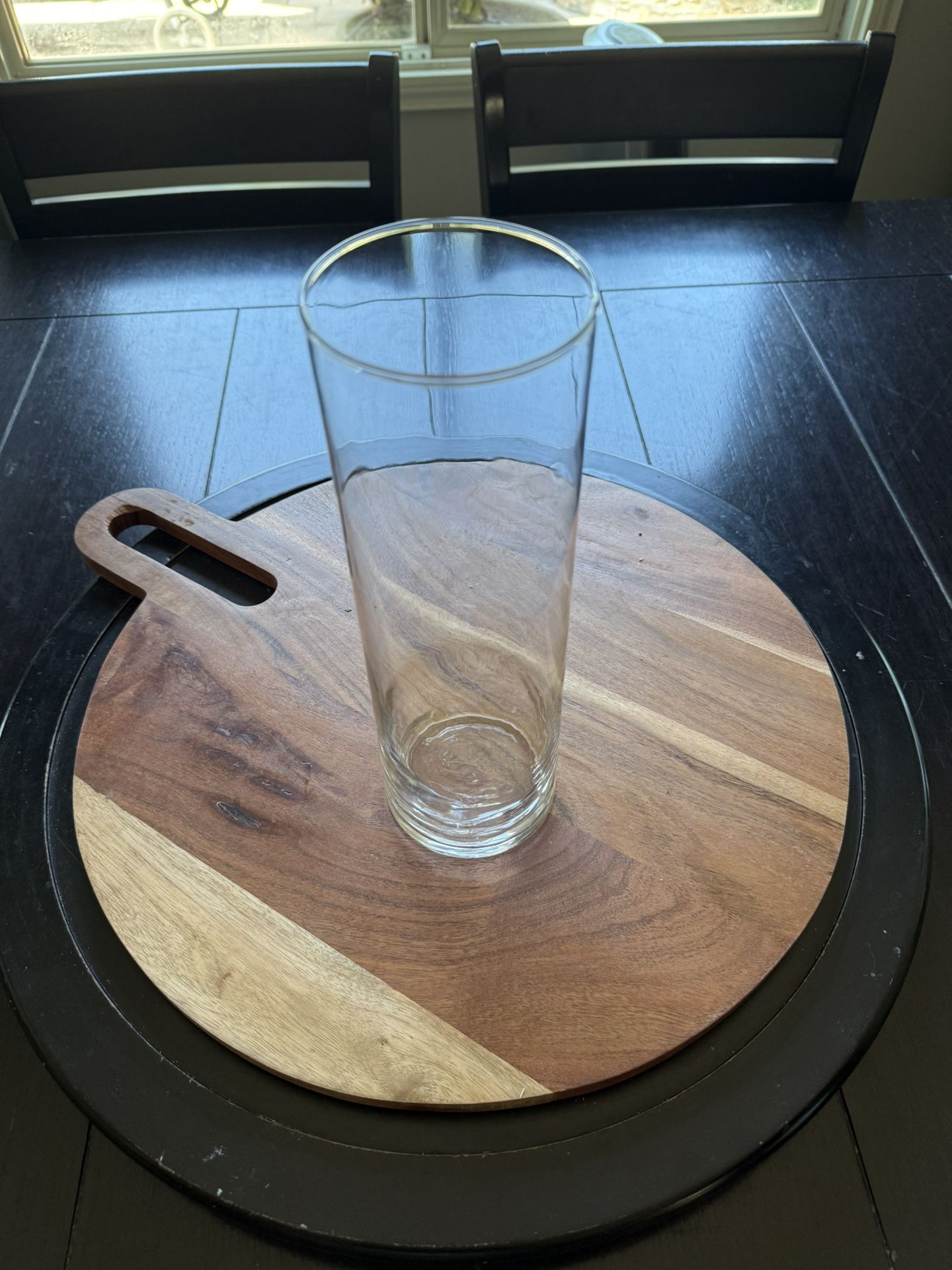 10.5” x 3.4” Glass Hurricane Vases