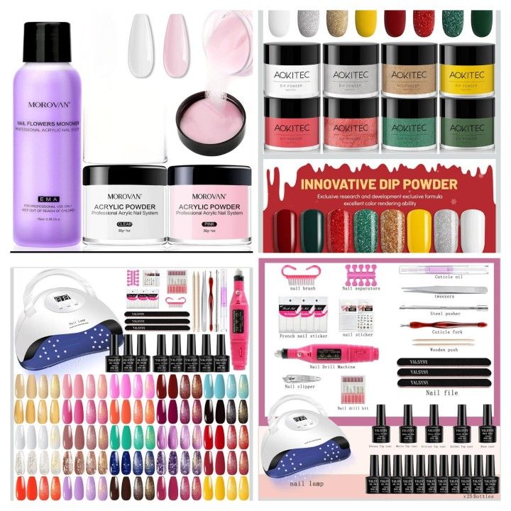 Gel, Acrylic, Dip Powder + Pro Kit