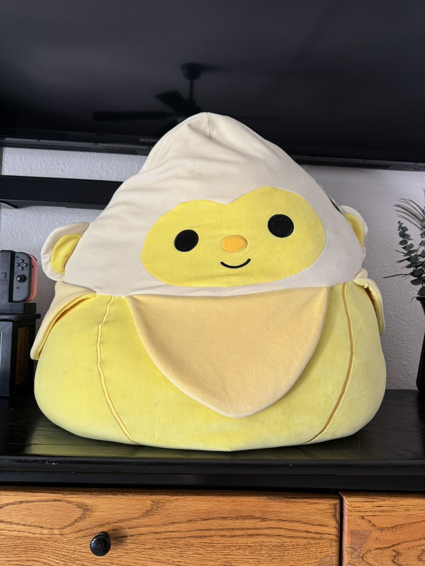 Squishmallows Original 24-Inch Pierogi Banana Monkey - Official Jazwares Plush (Jumbo)