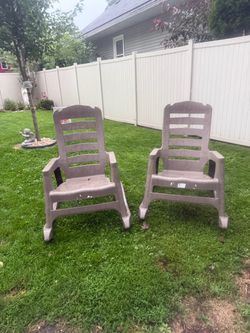 Heavy duty plastic rockers