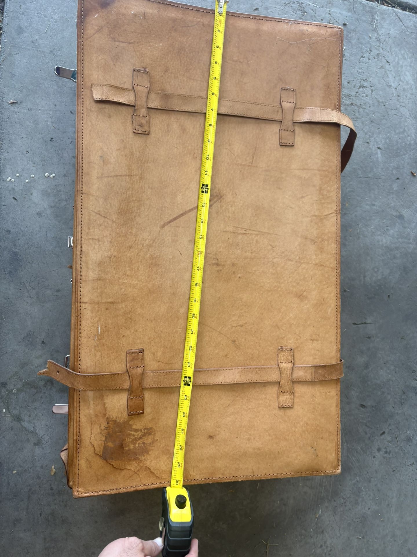 Old Suitcase 30”x17”x9”