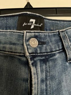 It’s very good Jeans made by for all mankind it’s for man’s the size is 32-30