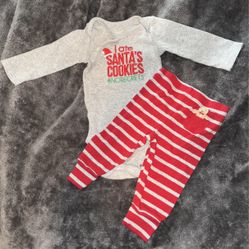 Santa’s Cookies Onesie/pants 