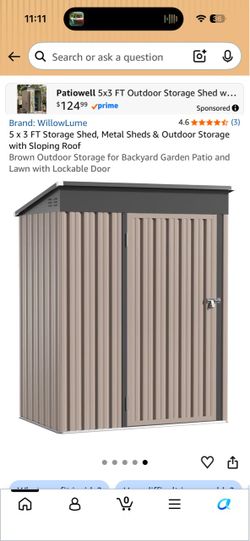 Storage shed