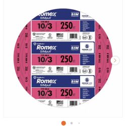 Romex 10/3 250 ft