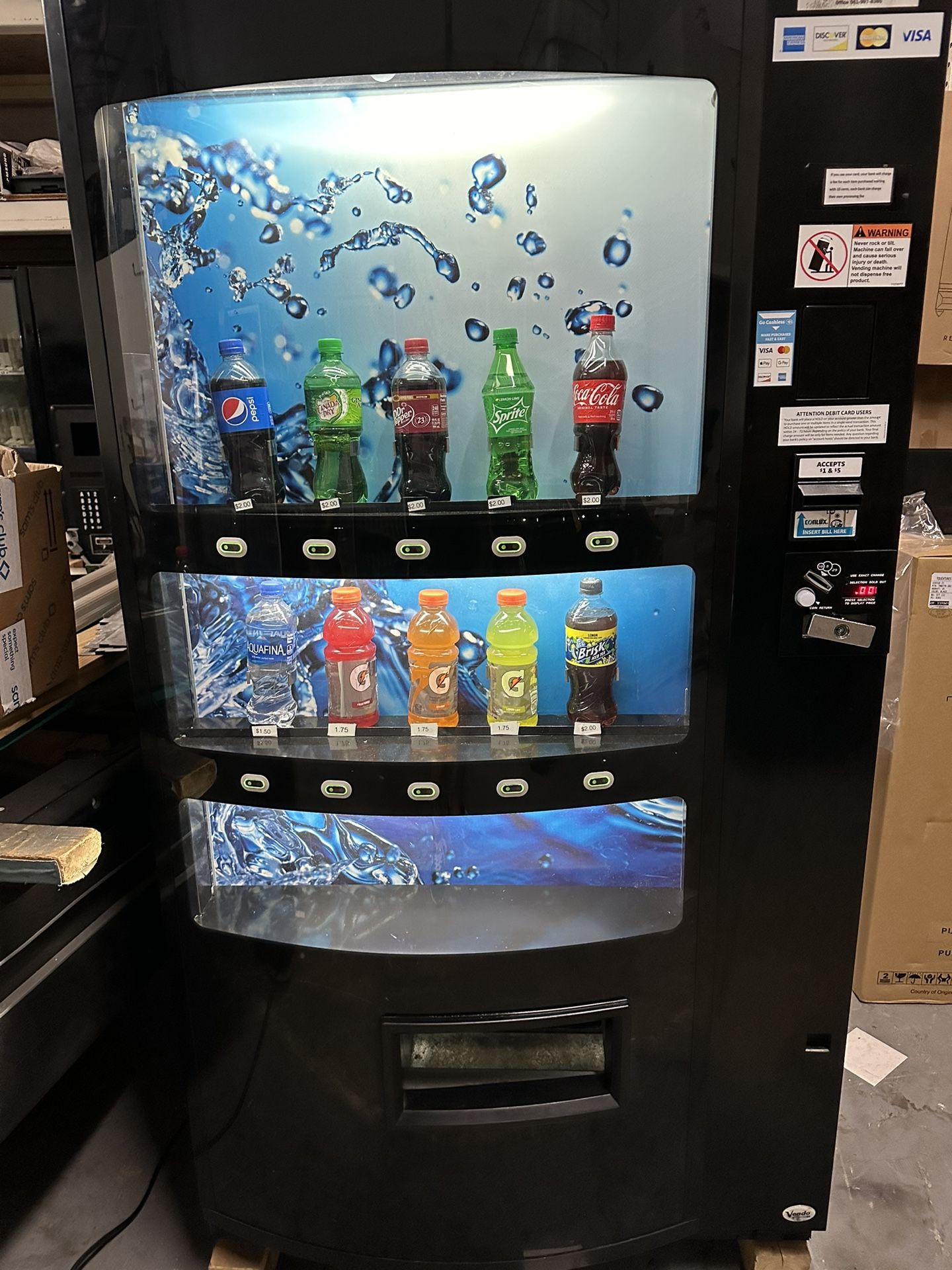 Vendo 721 Life Display Soda Vending Machine