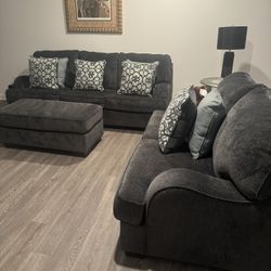 Grey And White Living Room Set