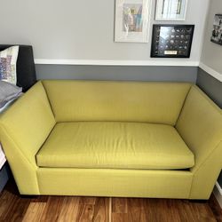 Couch Pull-out + Matched Ottoman storage 