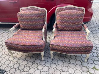 Two Upholstered Chairs Used Condition $40 Both Firm on Price