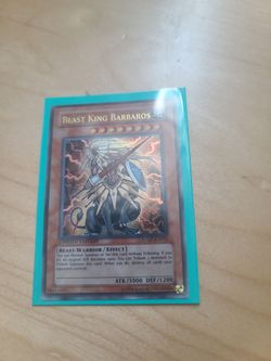 Yugioh card beast king barbaros