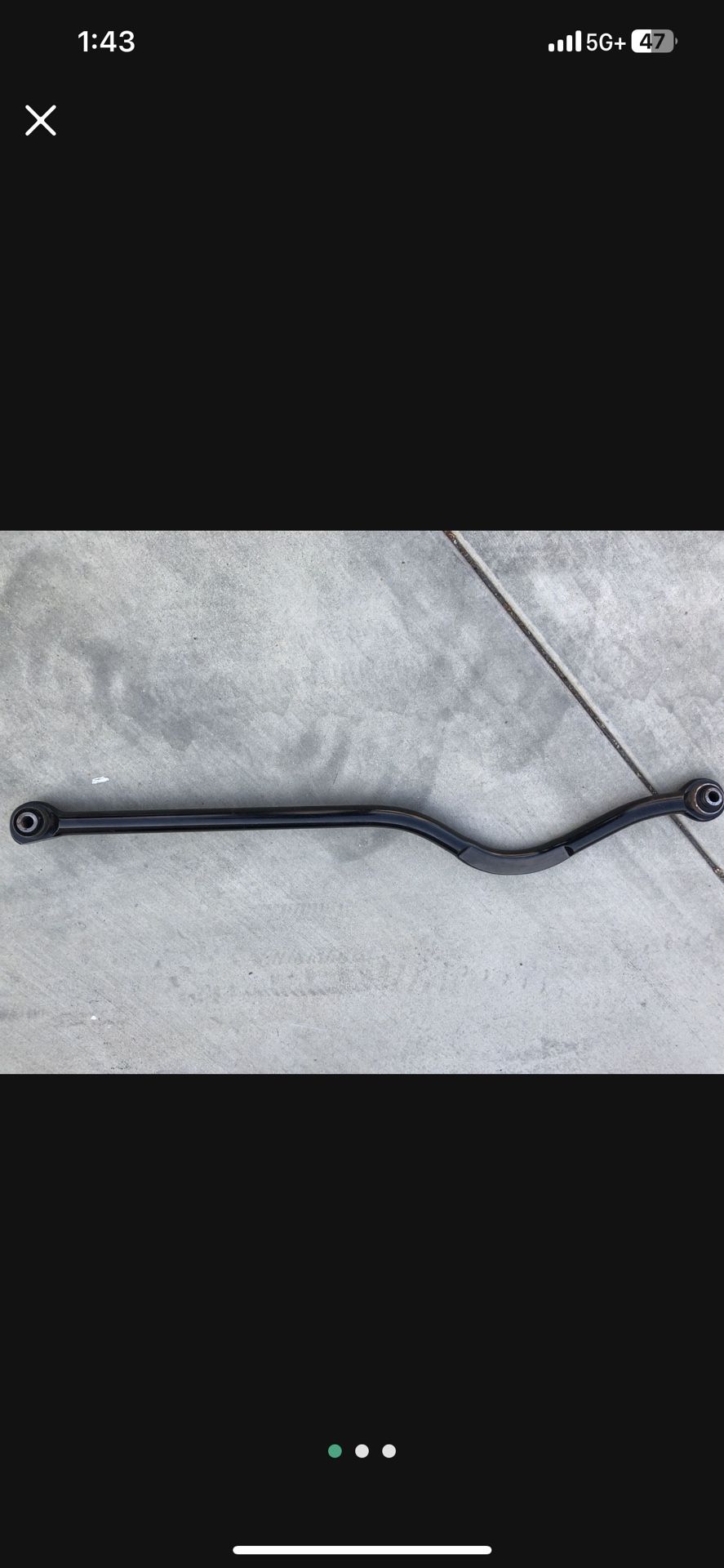 2017 Jeep rubicon OE front track bar