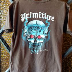 Primitive & WWE Stone Cold Steve Austin 3:16 Wrestling T-Shirt Boy's XL