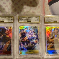 One Piece Graded Cards Everything Sold Together 