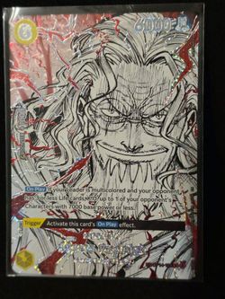 Silvers Rayleigh One Piece Card Game Holo Rare