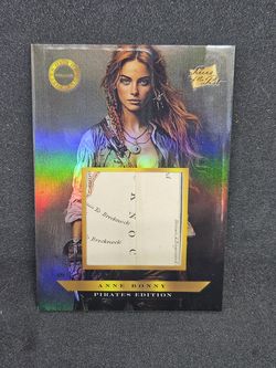 2025 Pieces of the Past Pirates Edition Anne Bonny HISTORICAL MAP  RELIC #608  /#674