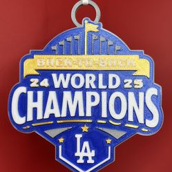 3D printed Los Angeles Dodgers Christmas Ornament