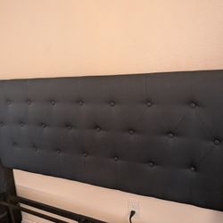 Navy Blue Bed Frame