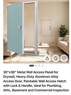 30x36 Metal Wall Access Panel with Lock