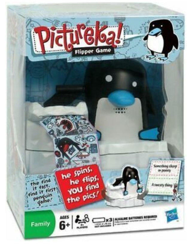 Hasbro PICTUREKA Penguin FLIPPER Game