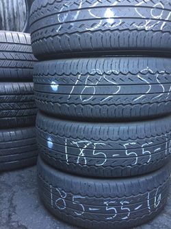 185/55/16 kumho set of used tires in great condition $140 for 4 .
