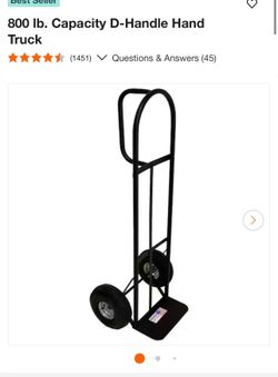 Milwaukee hand truck 800 lb
