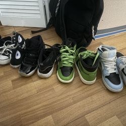 Jordan 1's, Jordan 11s, Converse, & Vans 
