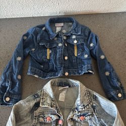 Girls Denim Jackets Bundle Set of 2