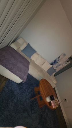 Couch + Coffee Table + Painting