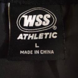 Grey/Black WSS Mens Windbreaker (Large)